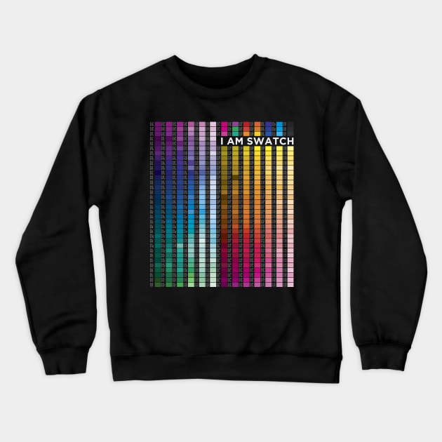 I Am Swatch - RGB Color Spectrum Swatch Crewneck Sweatshirt by VintCam